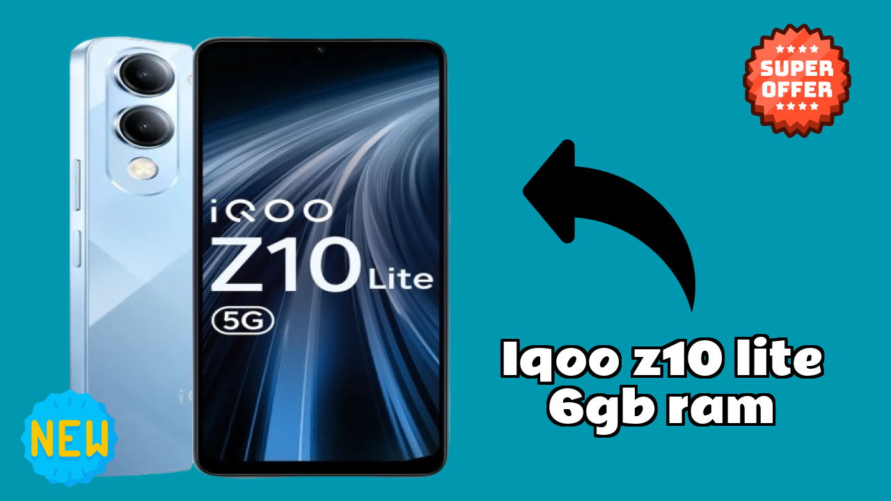 IQOO Z10 Lite 6GB RAM क़ीमत गिरावट: अब सिर्फ ₹10,998 उपलब्ध
