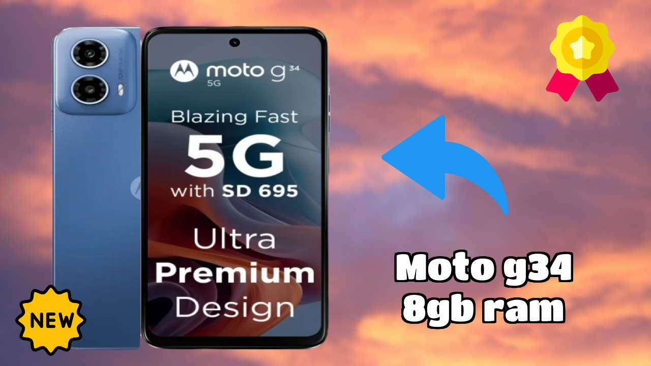 Moto G34 8GB RAM क़ीमत गिरावट: सिर्फ ₹12,999 में उपलब्ध
