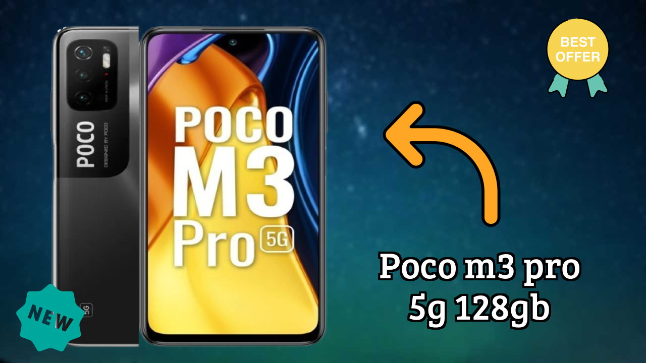 Poco POCO M3 Pro 5G 128GB - आज कीमत ₹16,499 तक गिर गई!