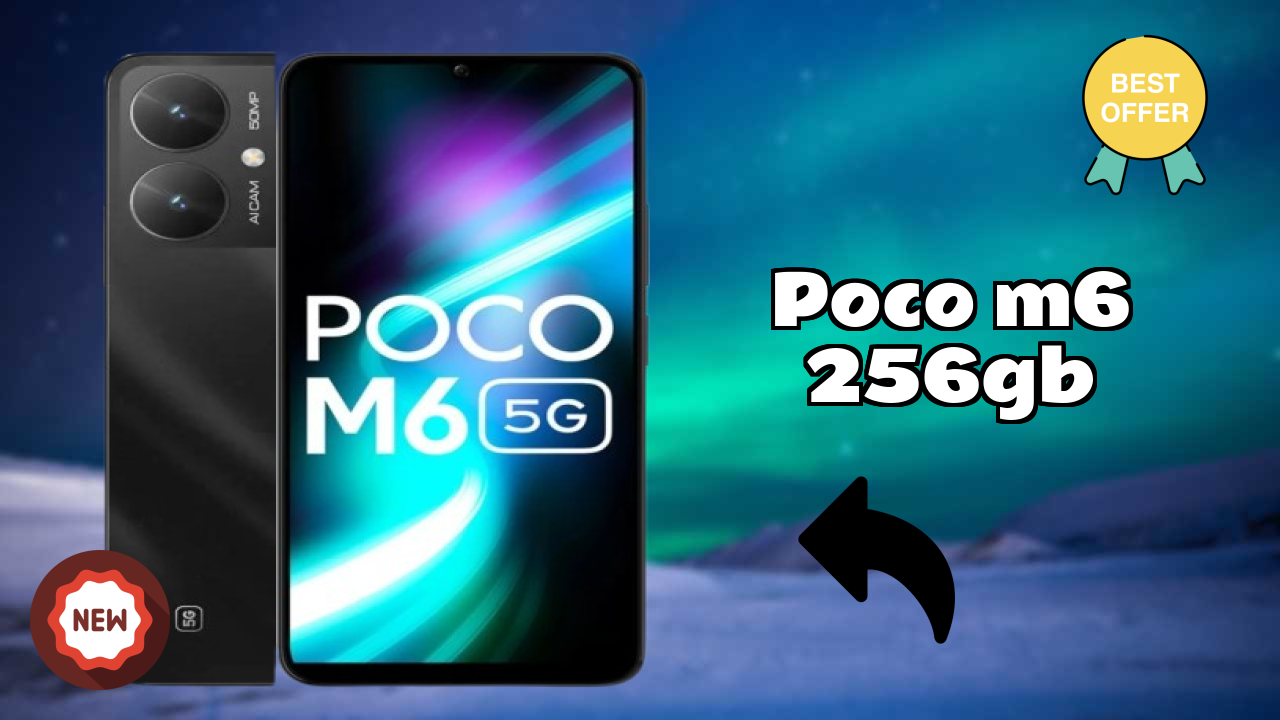 Poco POCO M6 256GB - आज कीमत ₹13,499 तक गिर गई!