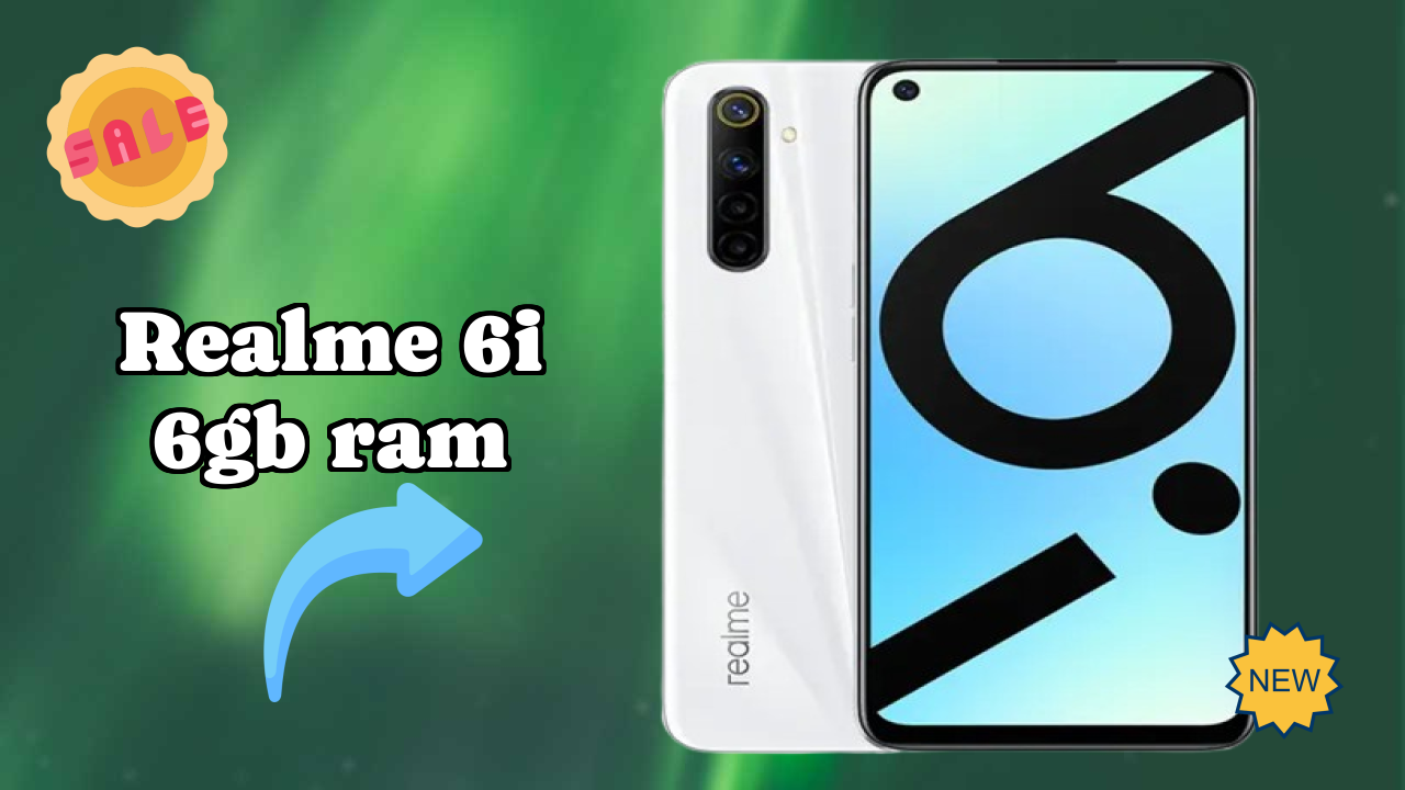 Realme 6i 6GB RAM डिस्प्ले साइज़: 6.5 Inches (16.51 Cm) स्क्रीन क्वॉलिटी