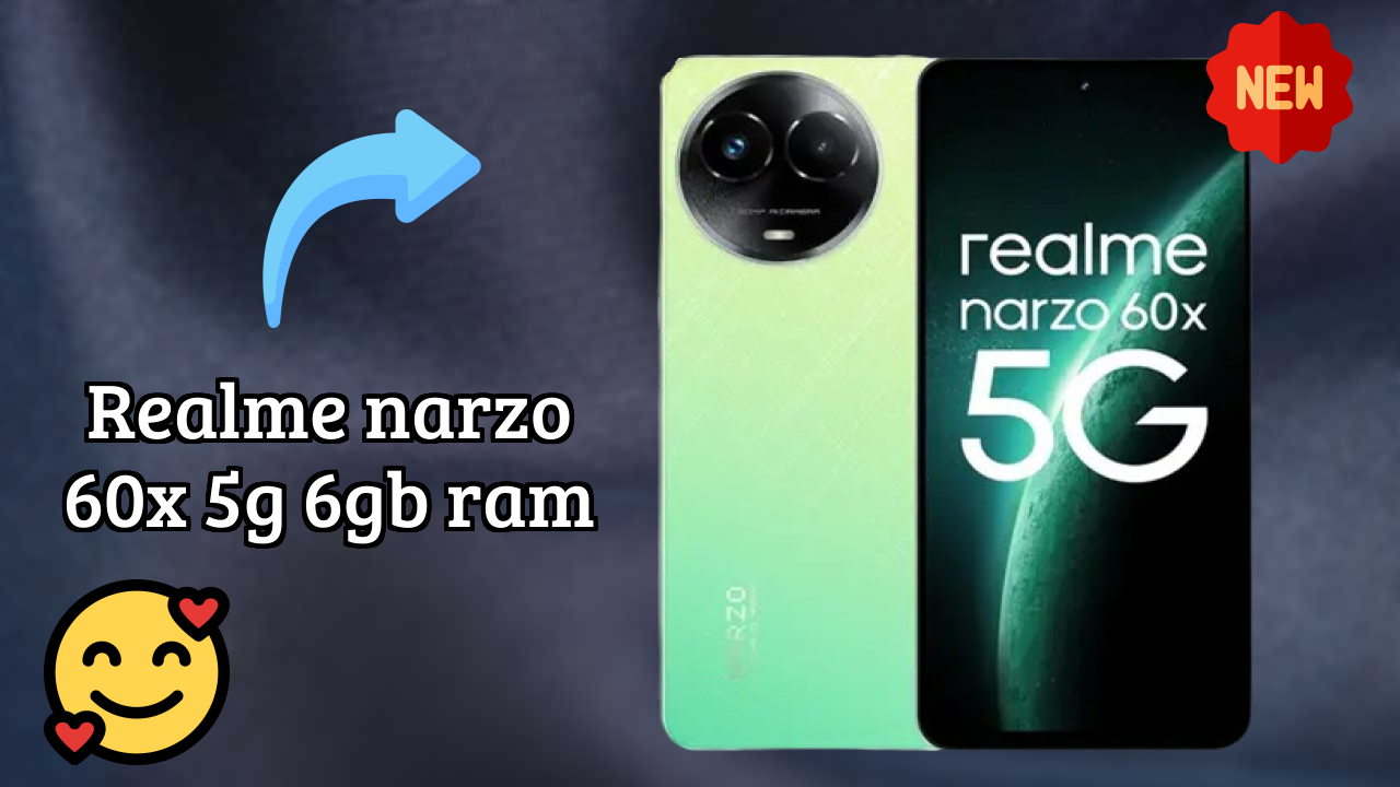 ₹14,399 पर Realme Narzo 60X 5G 6GB RAM - बेस्ट फीचर्स लिस्टबद्ध