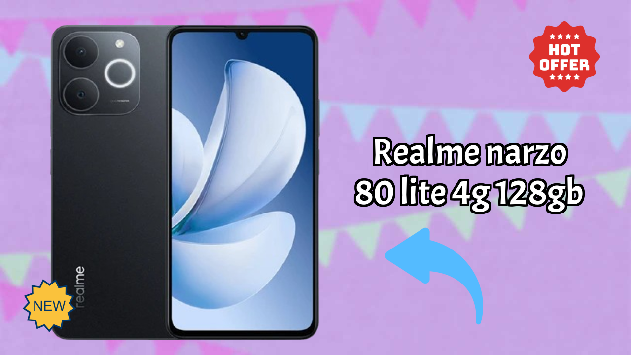 Realme Narzo 80 Lite 4G 128GB क़ीमत गिरावट: अब सिर्फ ₹7,199 में उपलब्ध