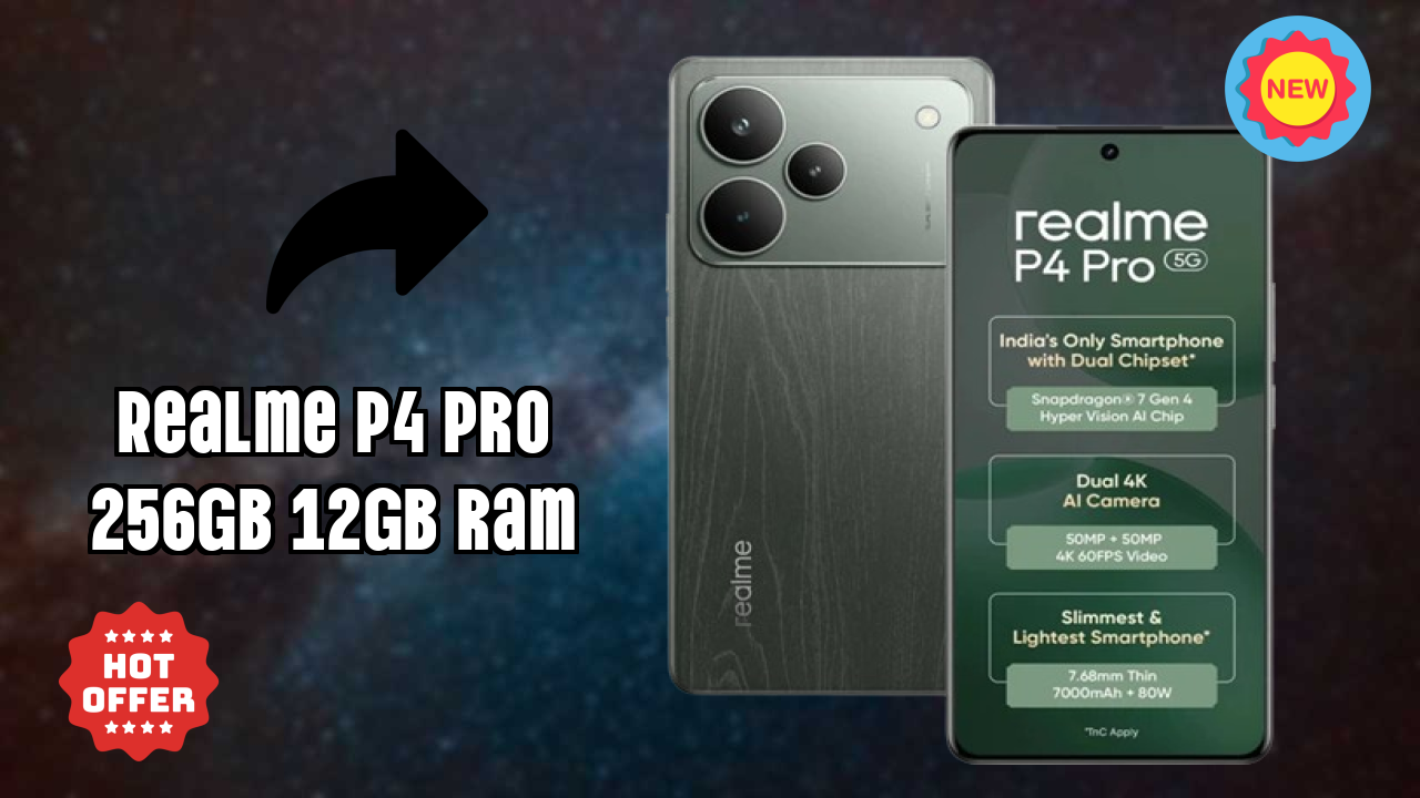 Realme P4 Pro 256GB 12GB RAM क़ीमत  डिस्कसन: ₹30,599 क़ीमत के लिए क़ीमत?