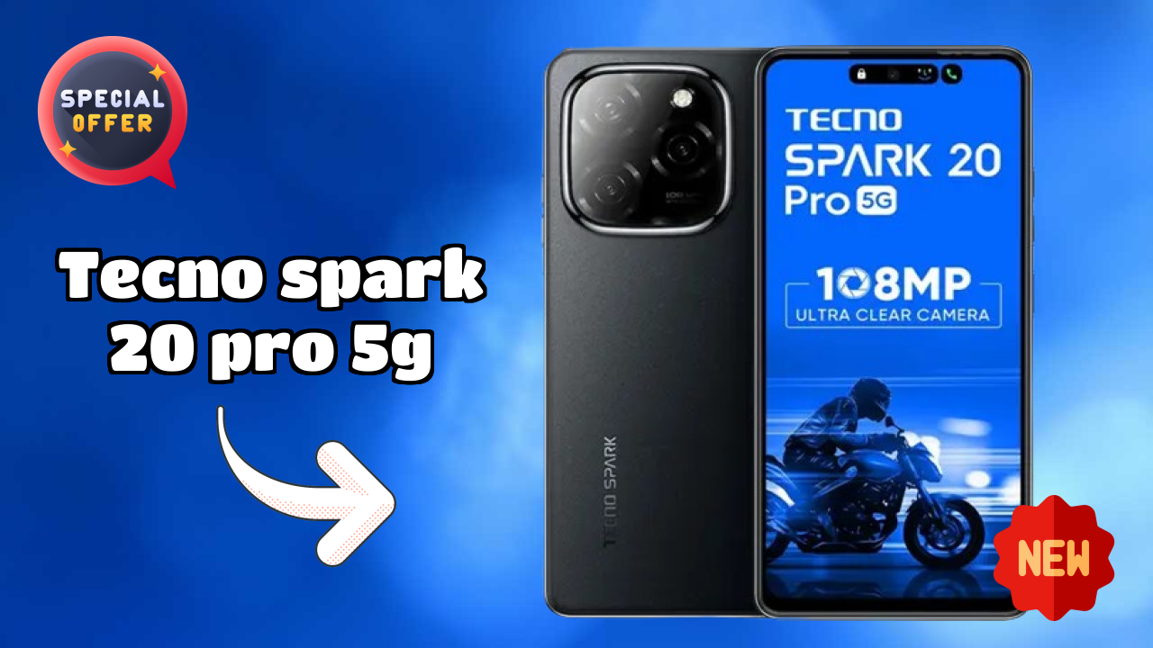 2026 Tecno Spark 20 Pro 5G बेस्ट मोबाइल फीचर्स लंबी बैटरी लाइफ के साथ